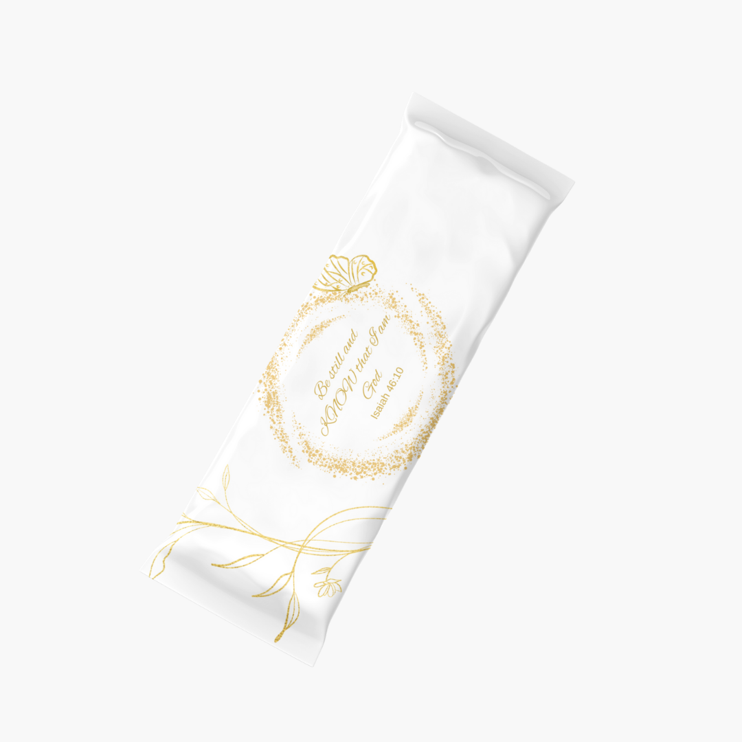 Gold Circle Chocolate Wrap