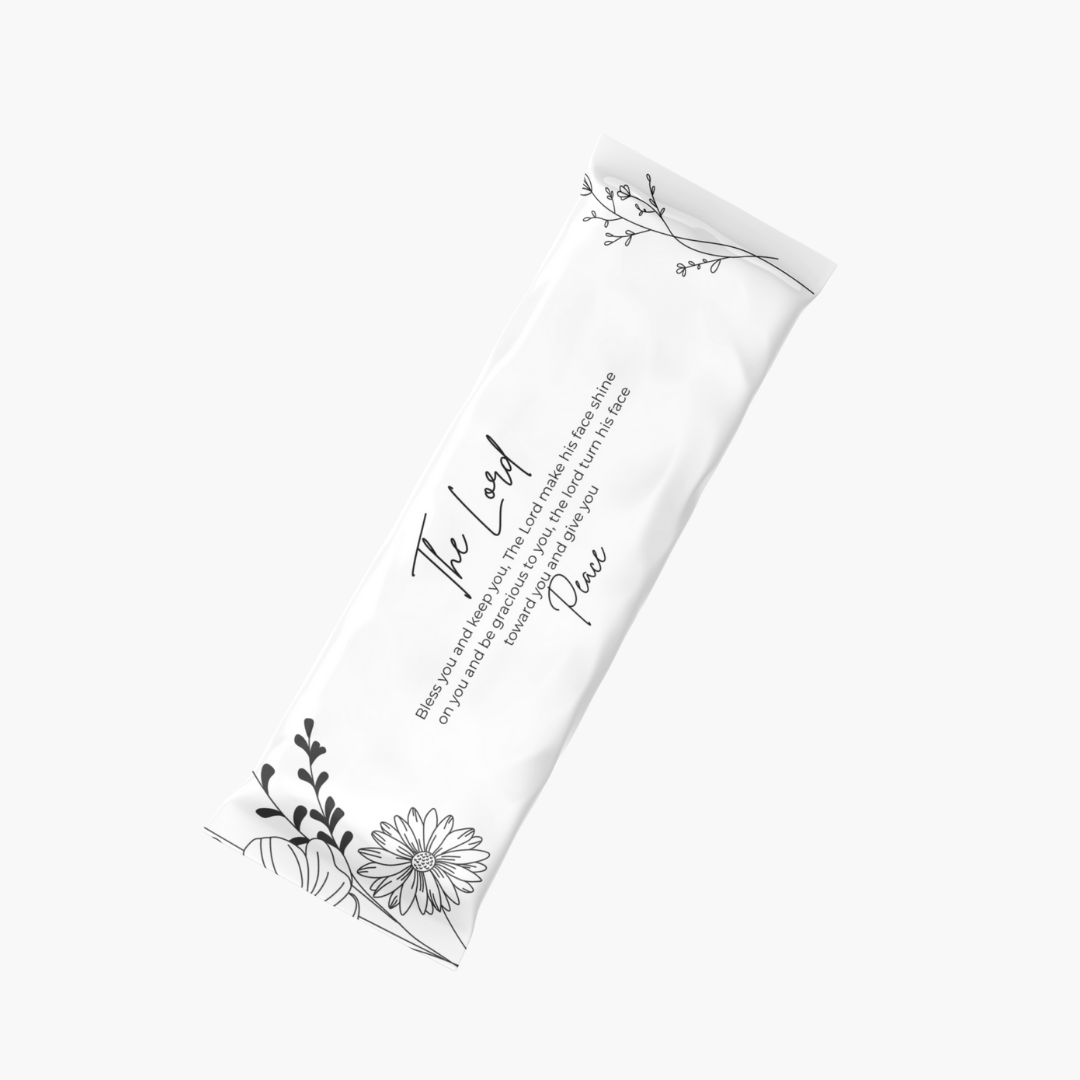 Flowers outline Chocolate Wrap