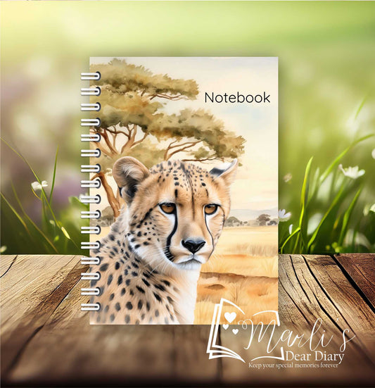 African Cheetah Notebook