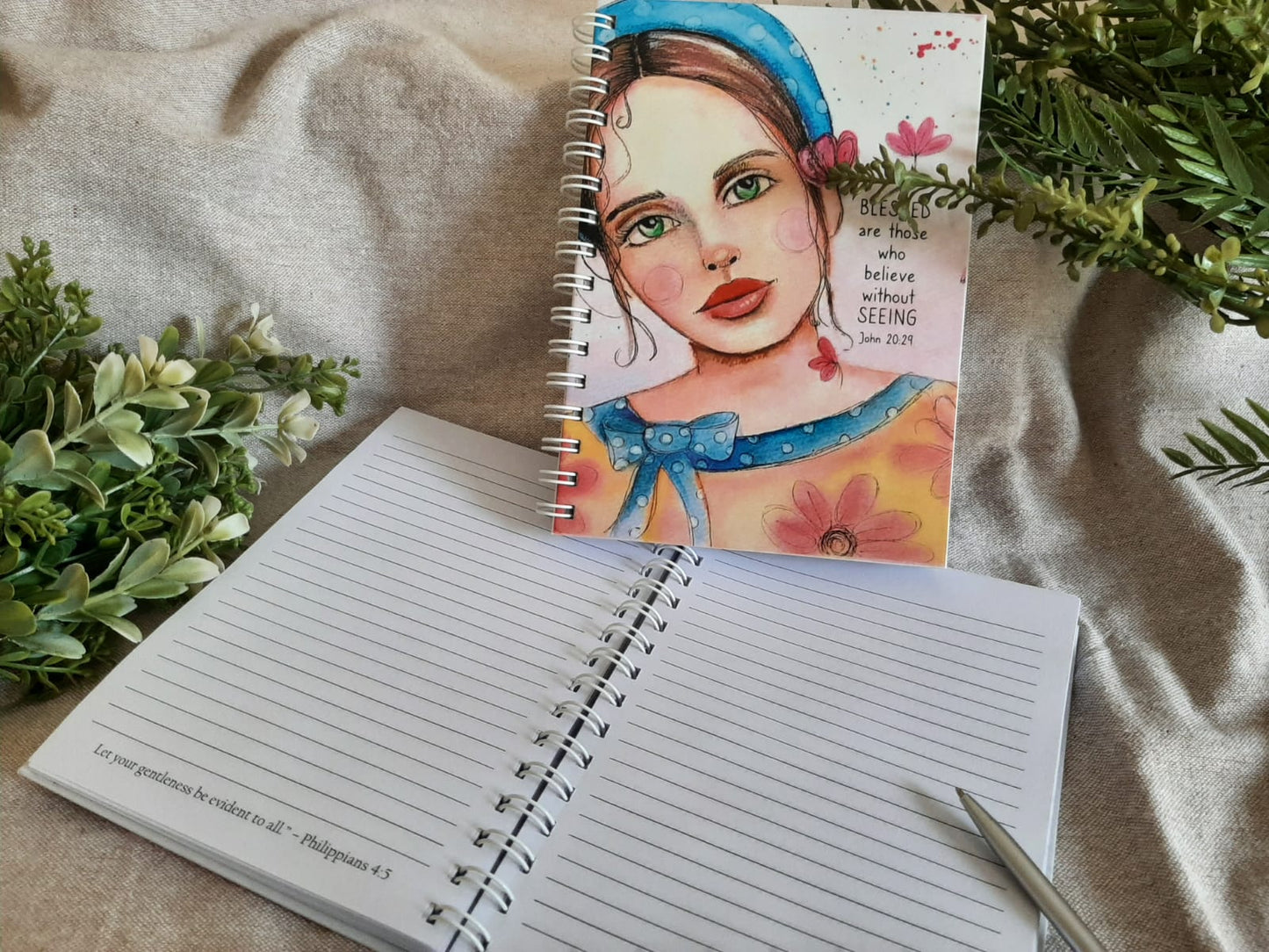 Christian Blue Notebook