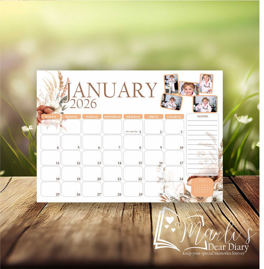 Custom Photo Beige Deskpad