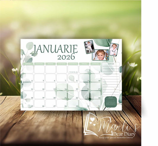 Custom Photo Green Deskpad