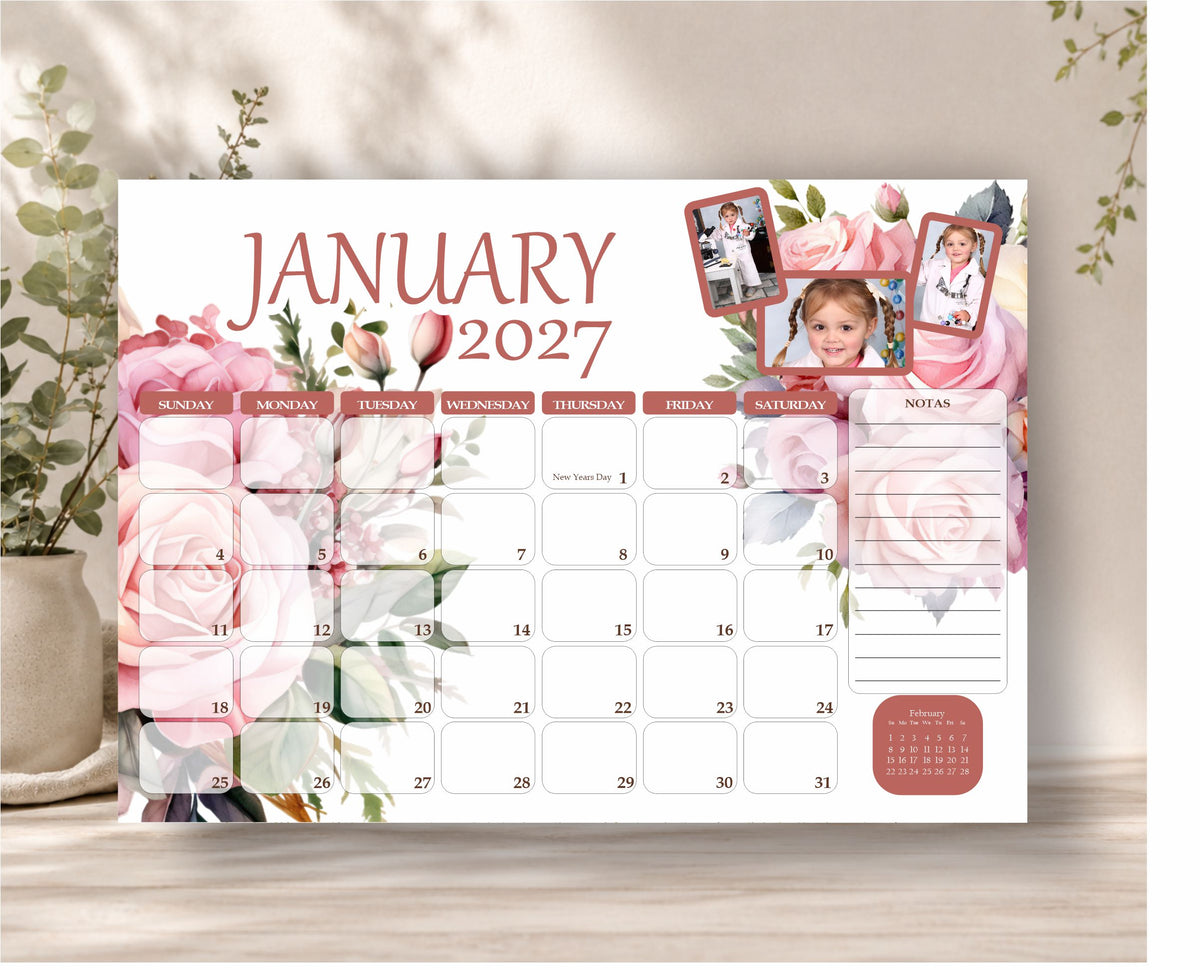 Custom Pink Deskpad 2027