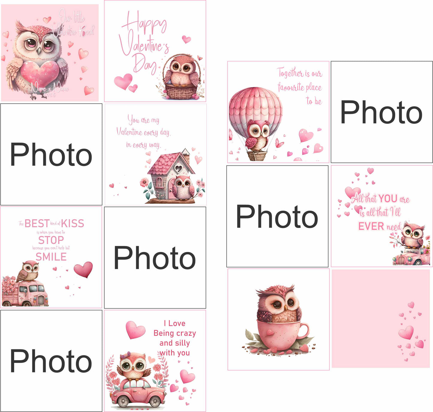 Valentine Combo Owl