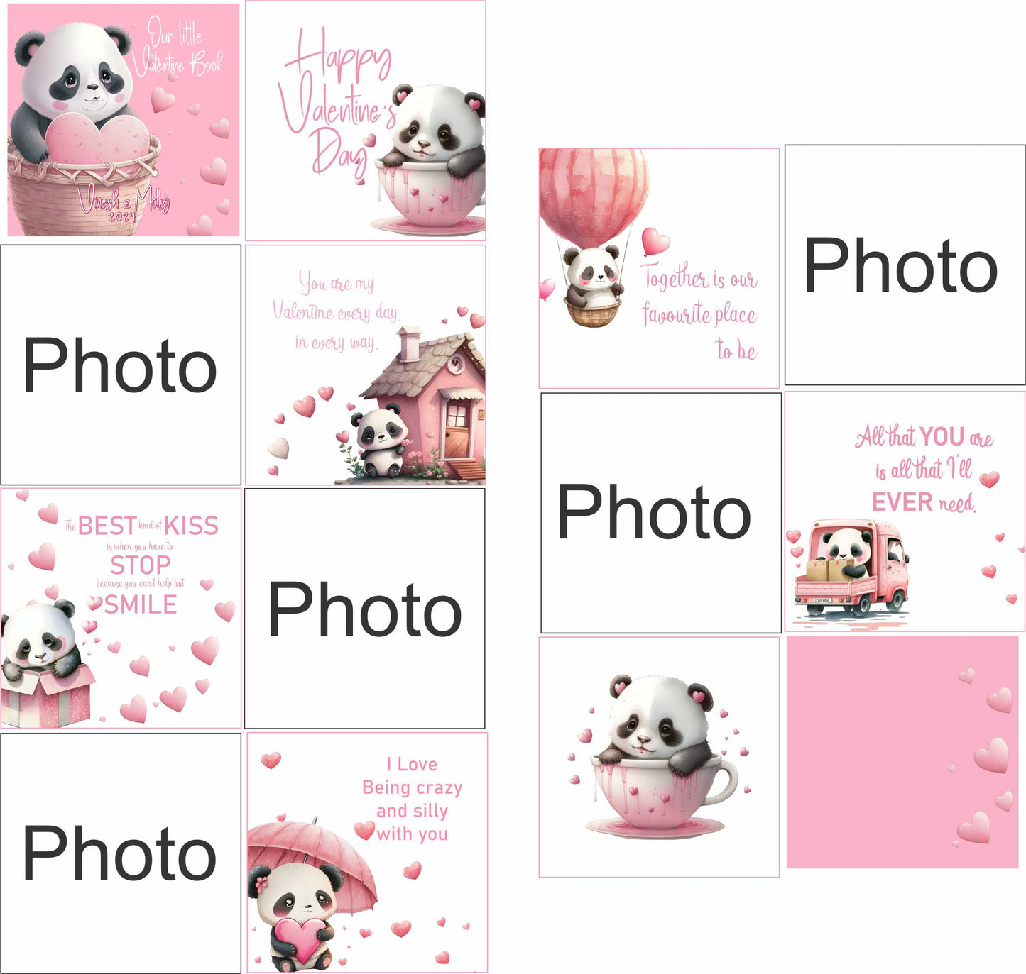 Valentine Combo Panda