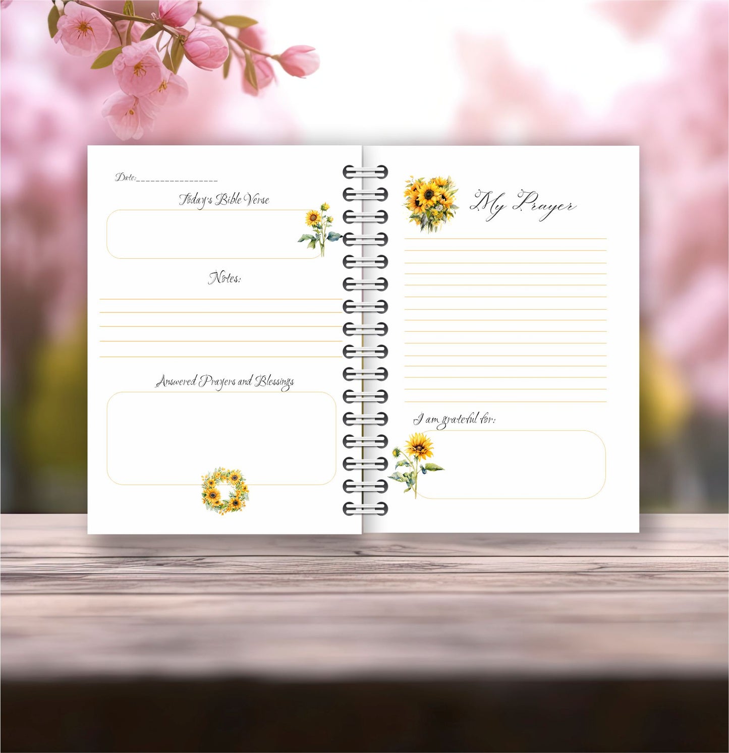 Yellow Prayer Journal