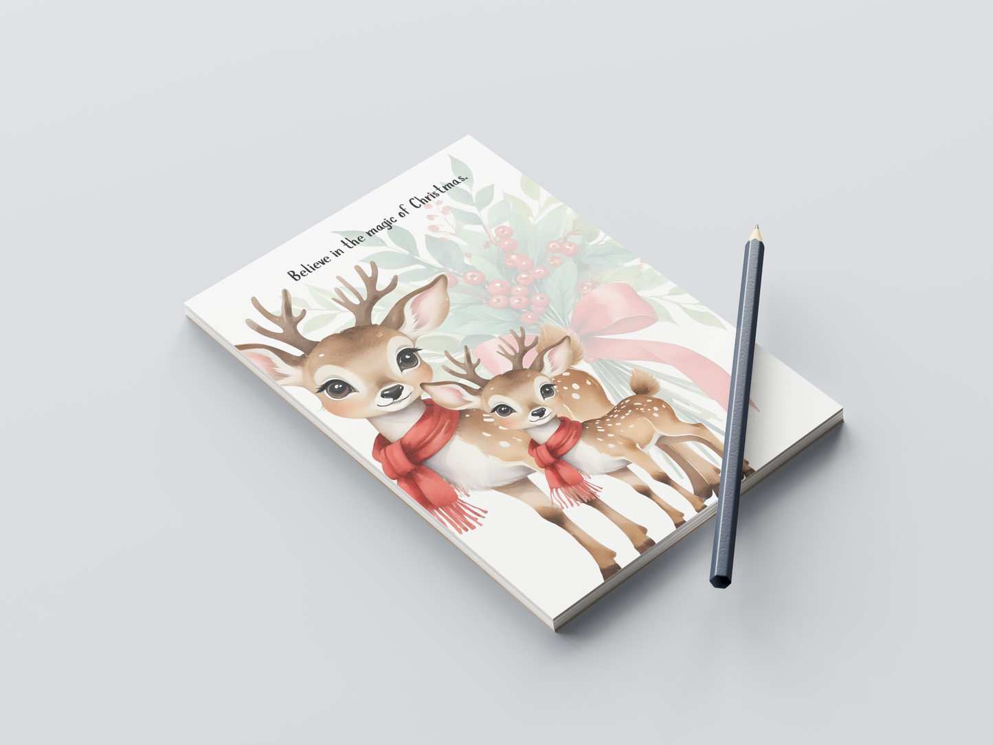 Reindeer Notepad