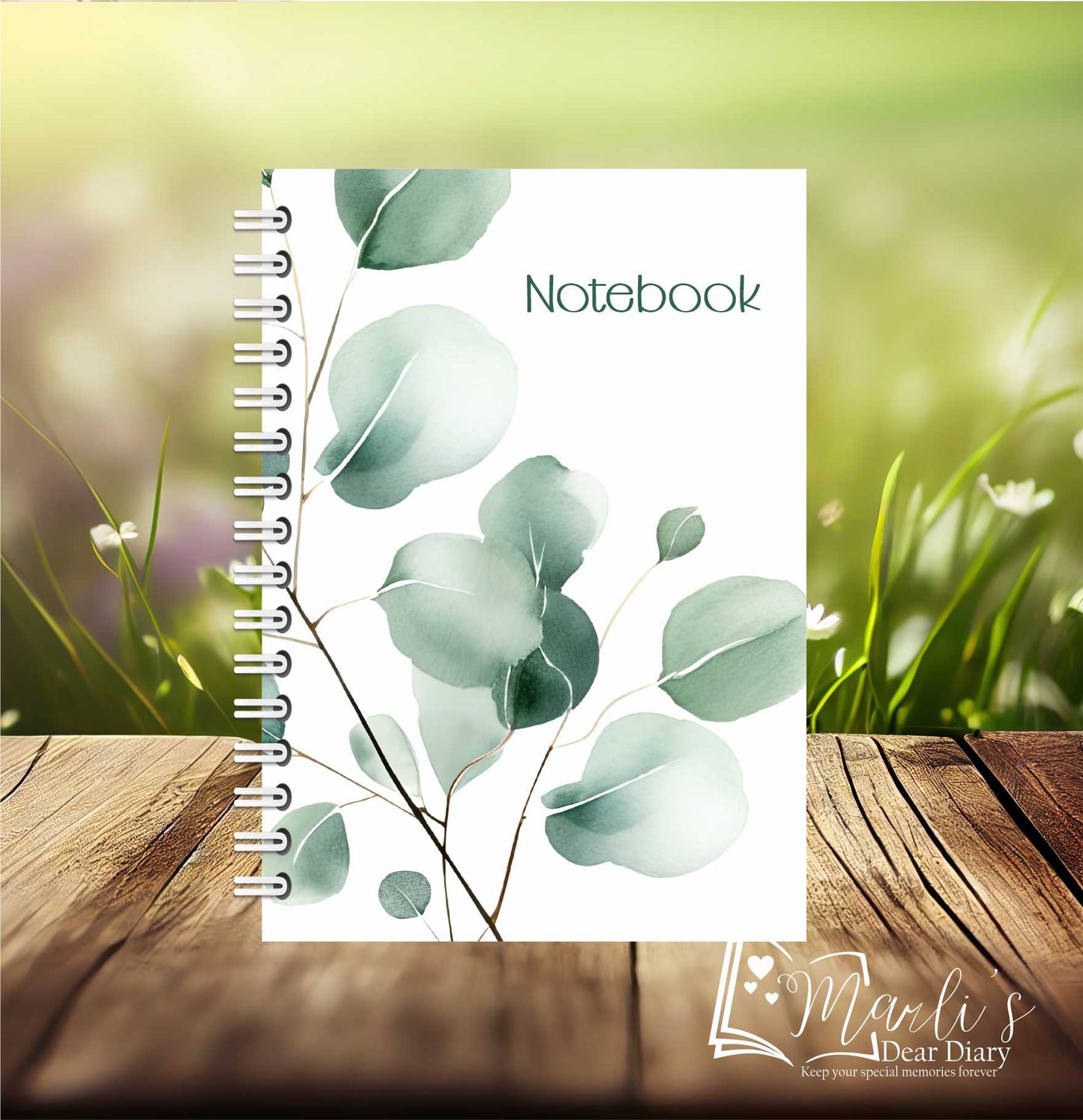 Green Leaf Notebook