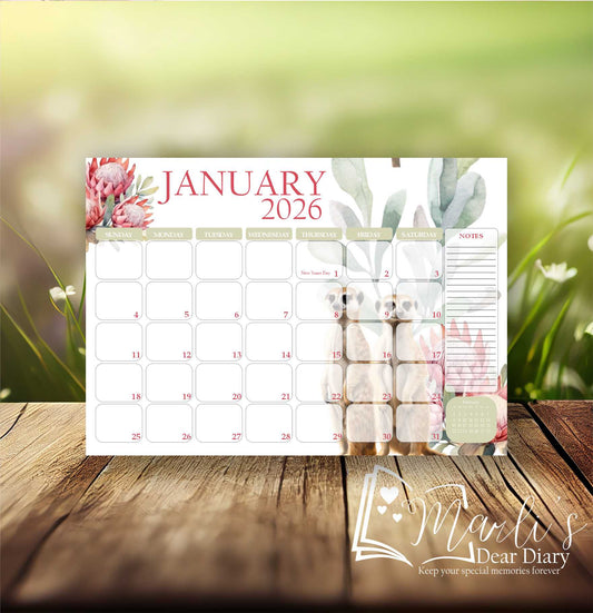 Protea and Meerkat Deskpad