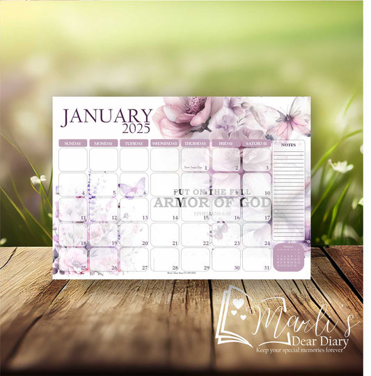 Butterfly Purple Deskpad