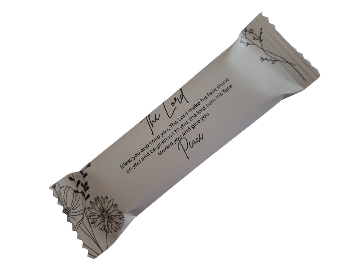 Flowers outline Chocolate Wrap