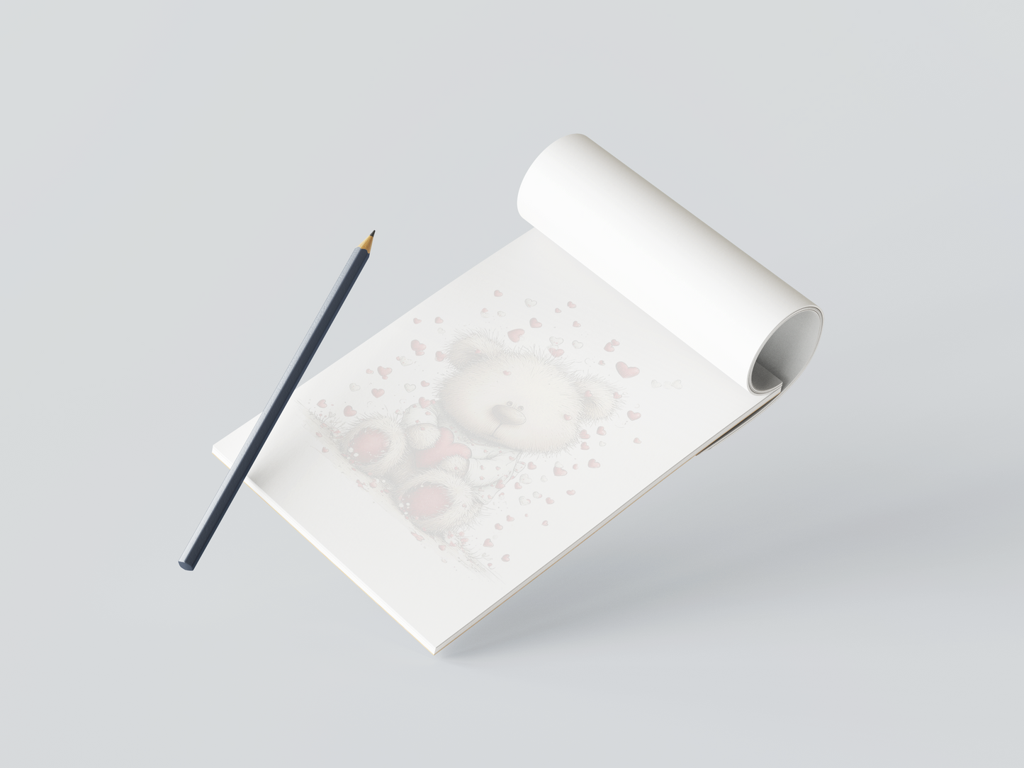 Teddy Notepad Valentine