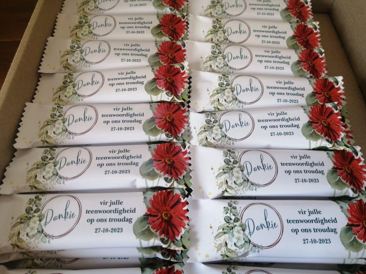 Personalized Chocolate Wrap