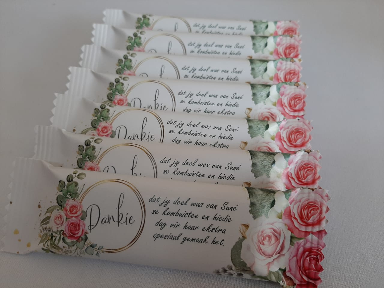 Personalized Chocolate Wrap