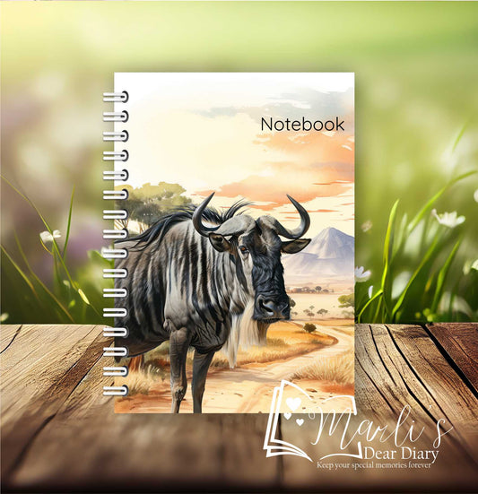 African Wildebeest Notebook