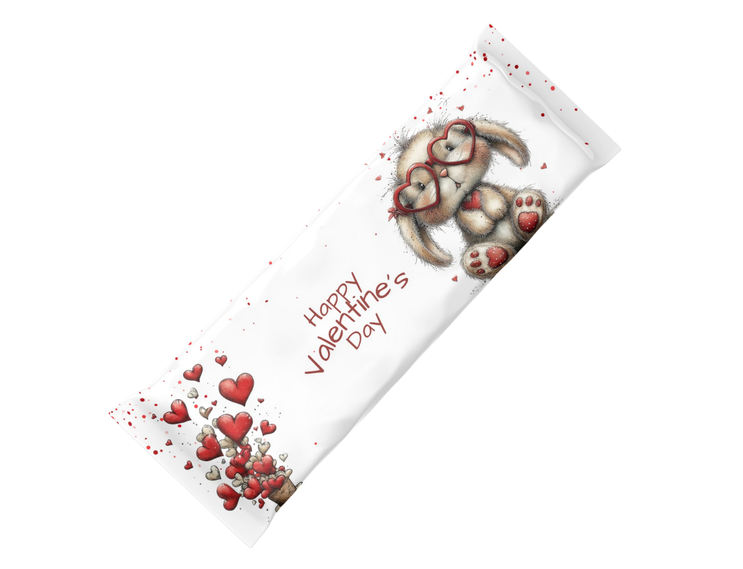 Valentine Bunny Chocolate Wrap