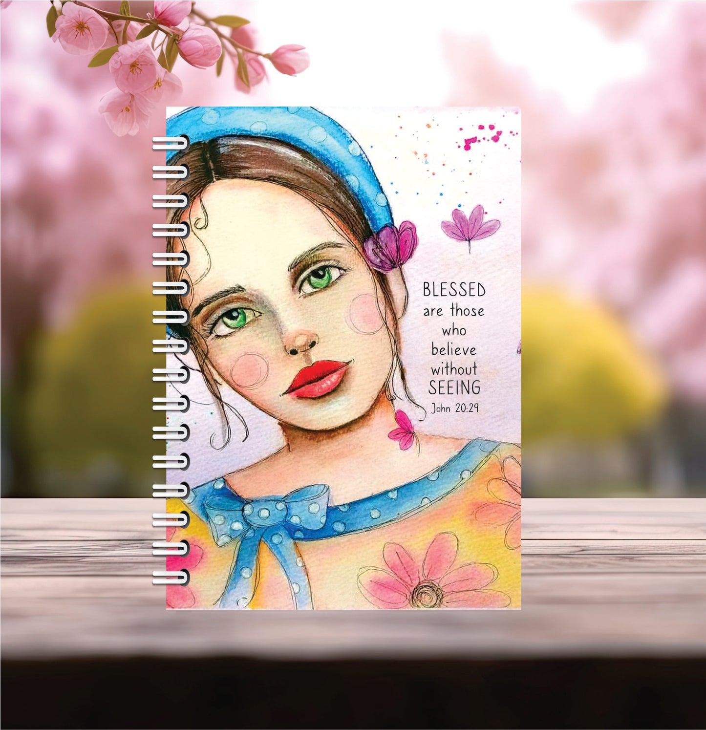 Christian Blue Notebook