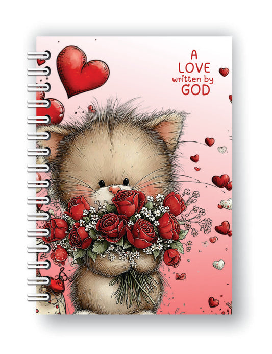 Valentine Cat Notebook