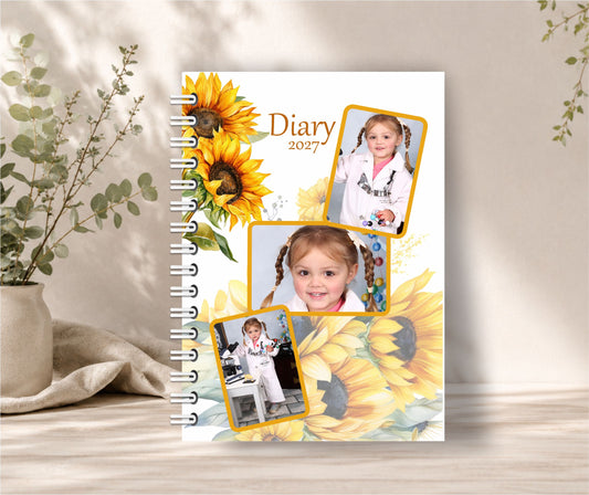 Custom Photo Diary Yellow 2027