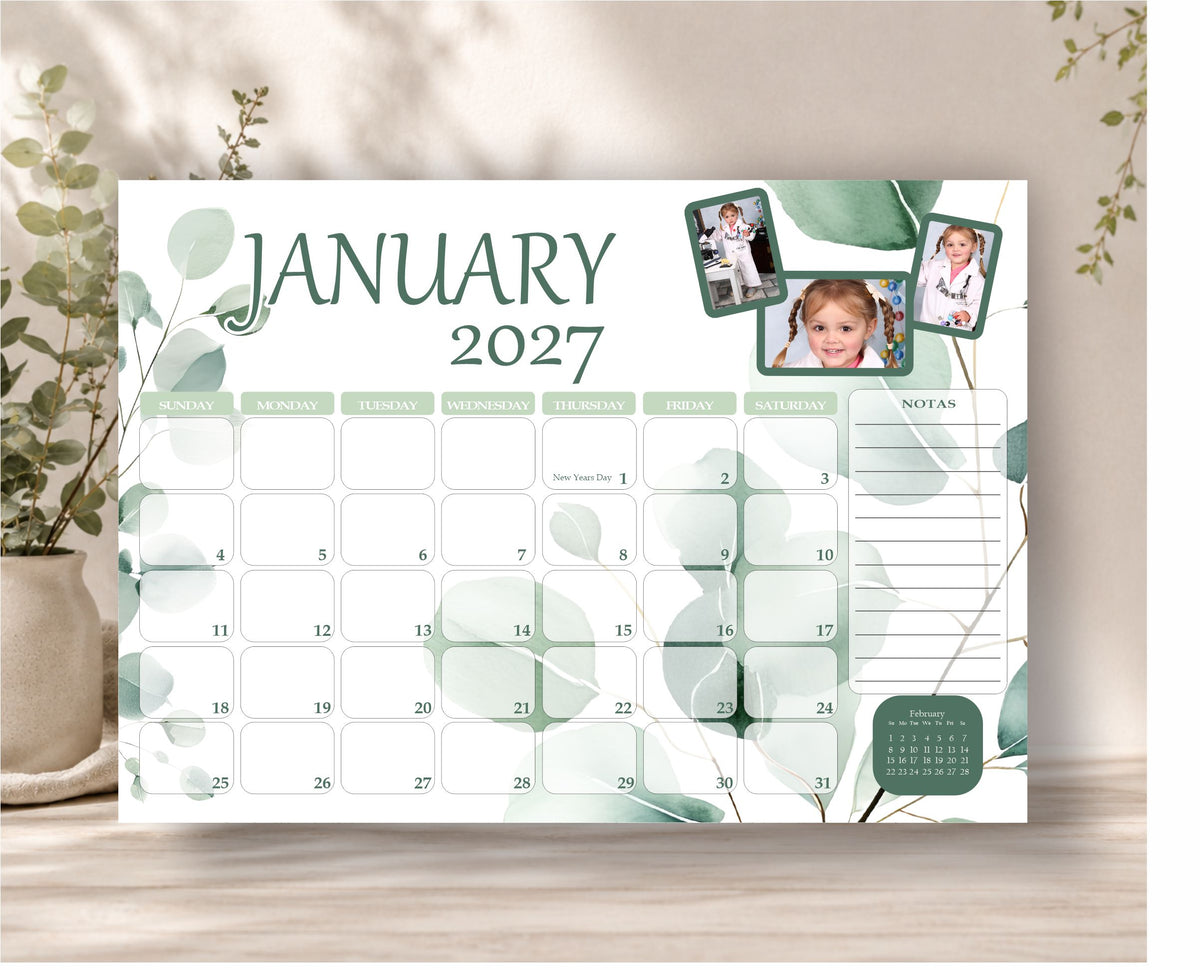 Custom Green Deskpad 2027