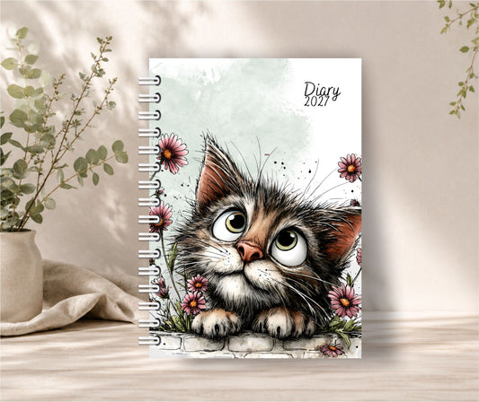 Cute Cat Diary 2027