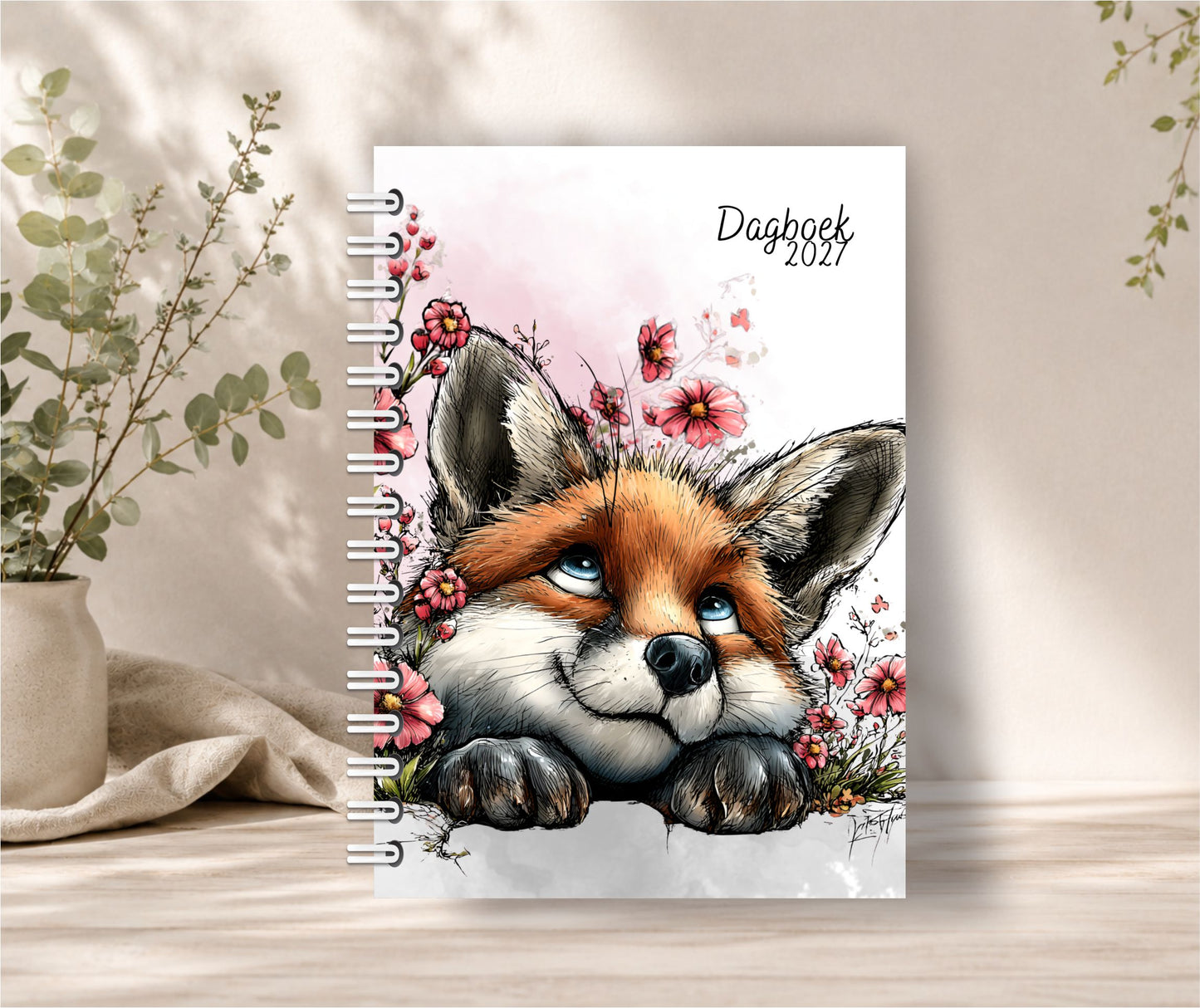 Cute Fox Diary 2027