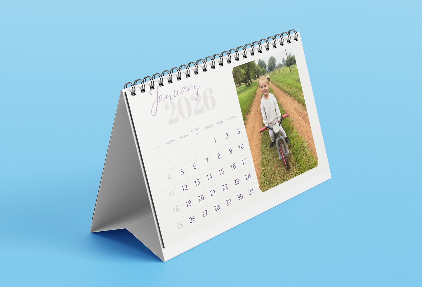 Floral Desk Calendar