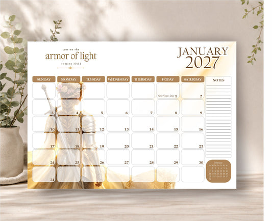 Armor of Light Woman Deskpad 2027