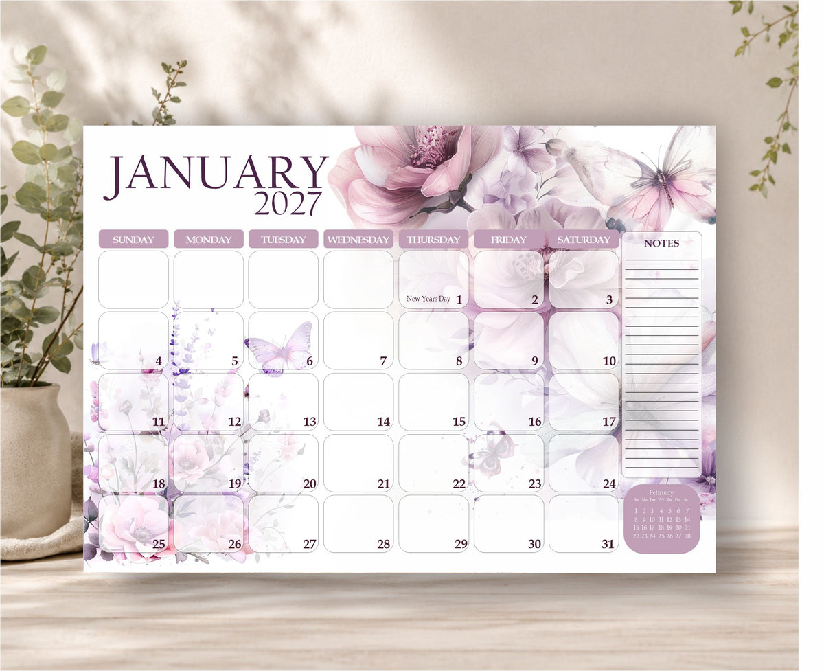 Popular butterfly Deskpad 2027