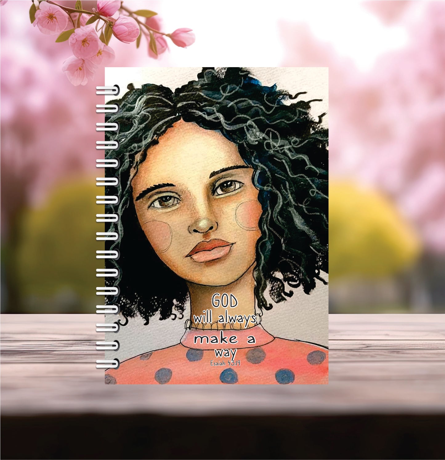 Christian Polka Dot Notebook