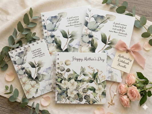 Mother's Day Notebook Bundle Leaves