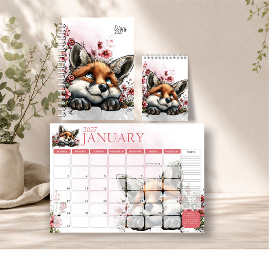 Cute Fox Diary Gift Sets