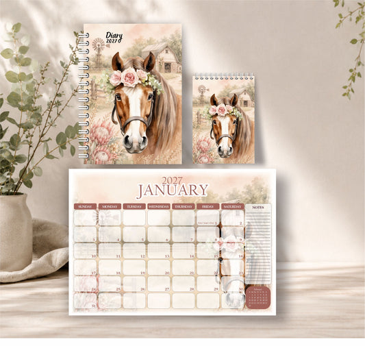 Farm Horse Diary Gift Sets