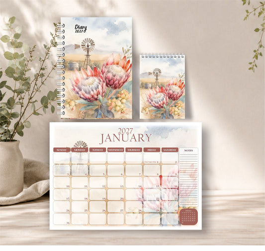Farm Protea Diary Gift Sets