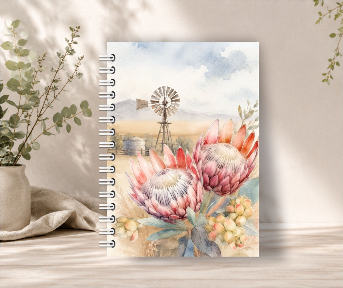Farm Protea Notebook