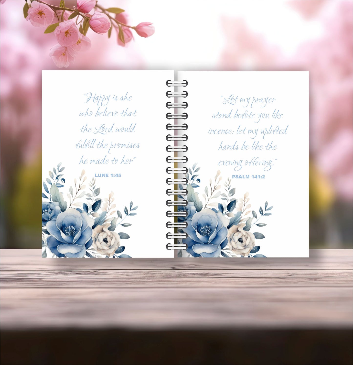 Blue Prayer journal
