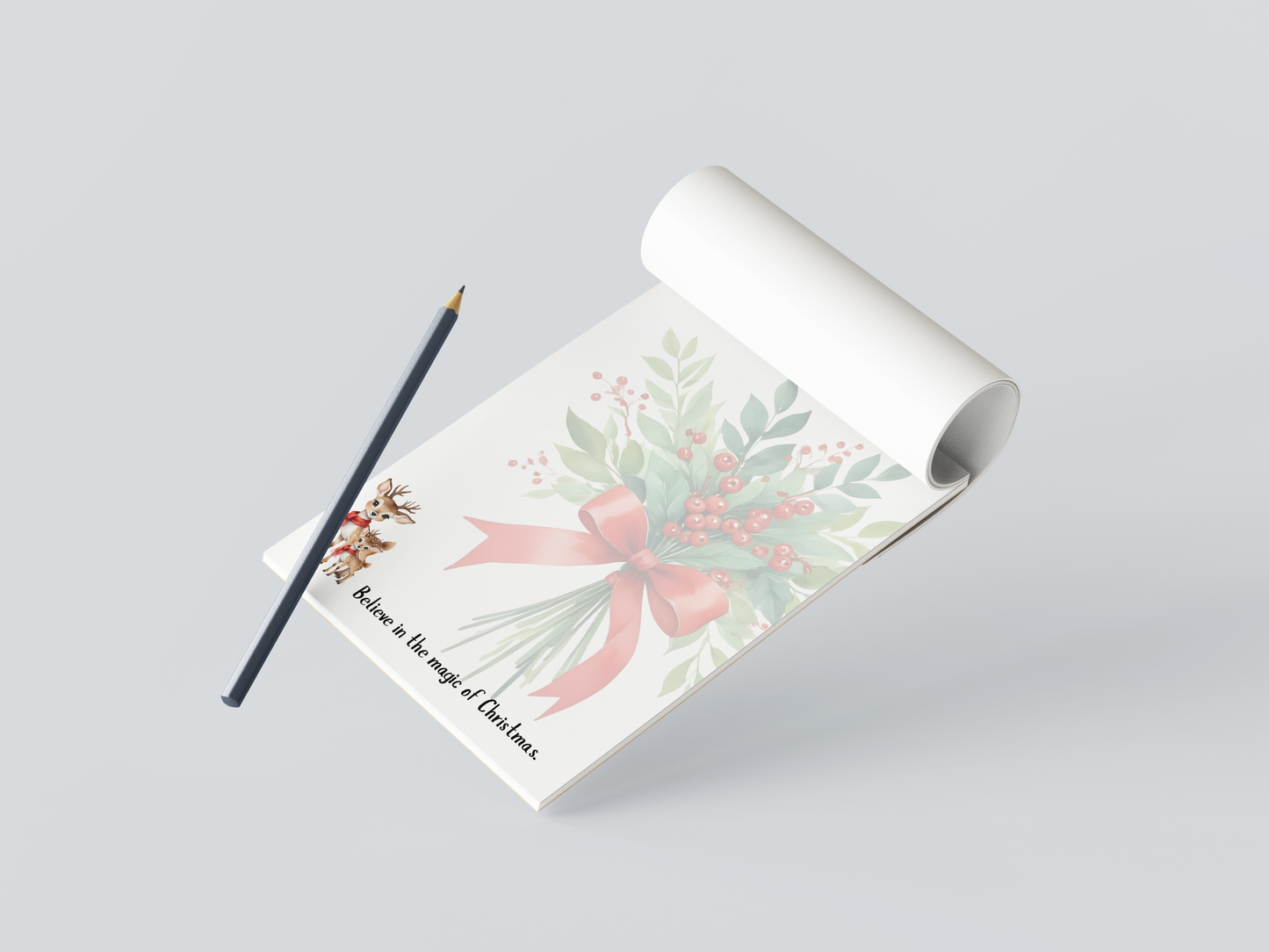 Reindeer Notepad