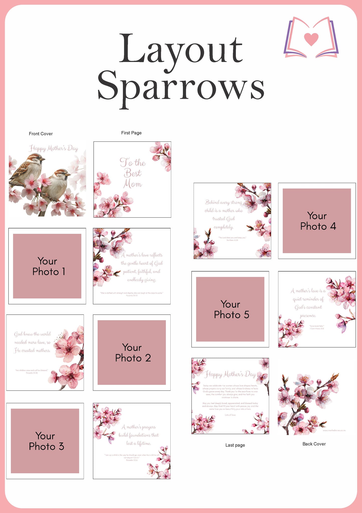 Mother's Day Notebook Bundle Sparrow