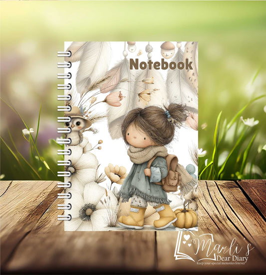 Autumn Girl Notebook