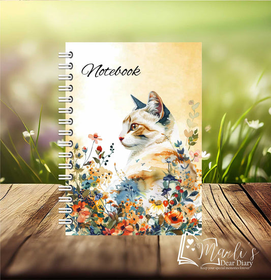 Cat Yellow Notebook