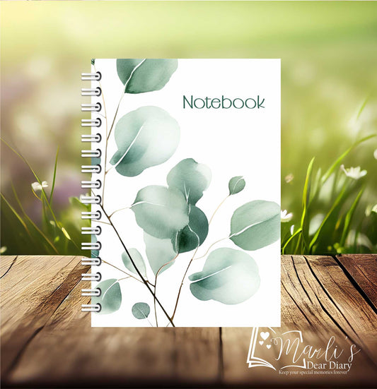 Green Leaf Notebook