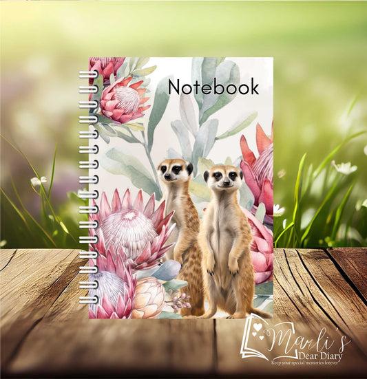 Protea and Meerkat Notebook