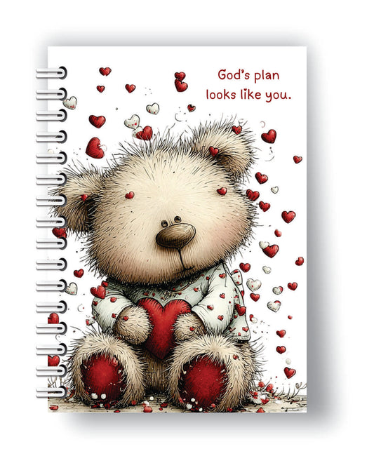 Valentine Teddy Notebook