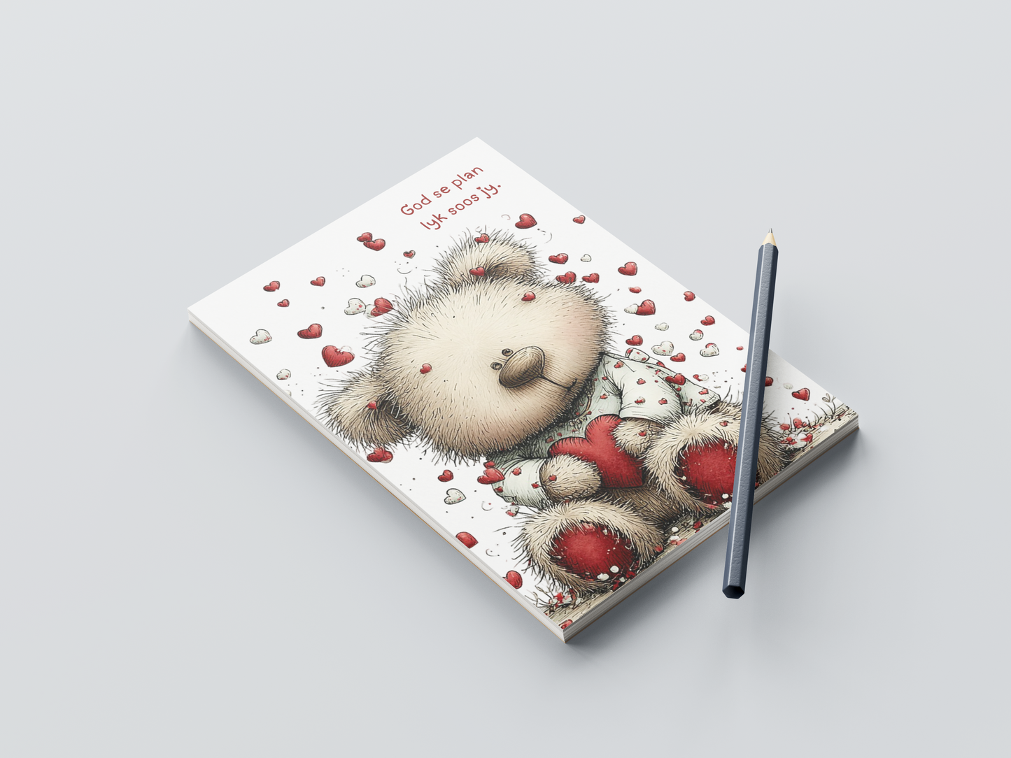 Teddy Notepad Valentine