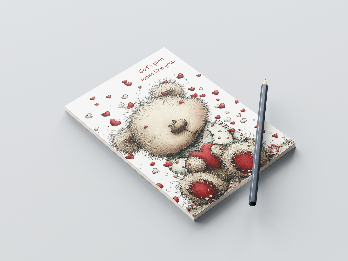 Teddy Notepad Valentine
