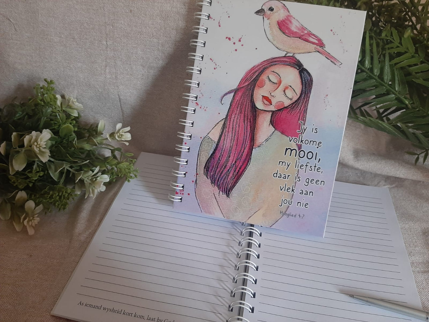 Christian Purple Notebook