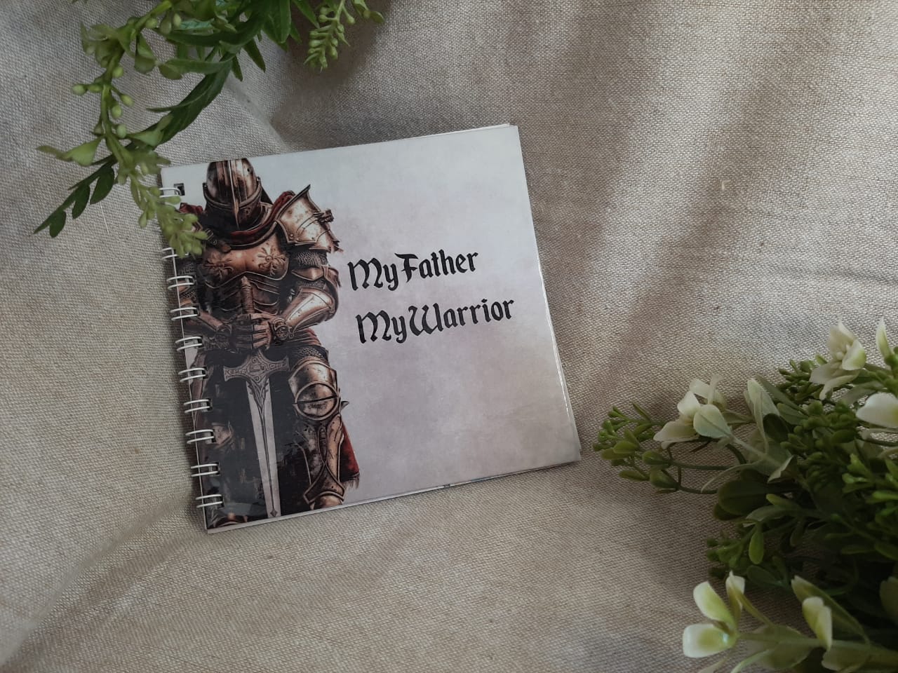 Father's Day Photo Gift Book Warrior