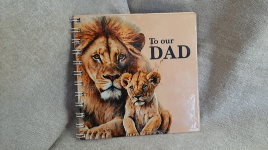 Father's Day Photo Gift Book Lion