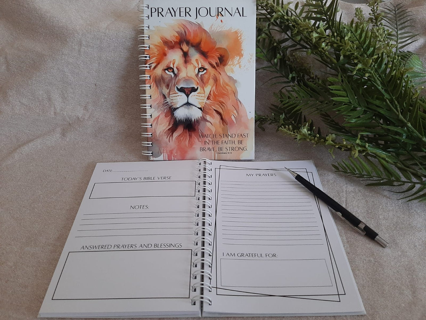 Lion Prayer journal