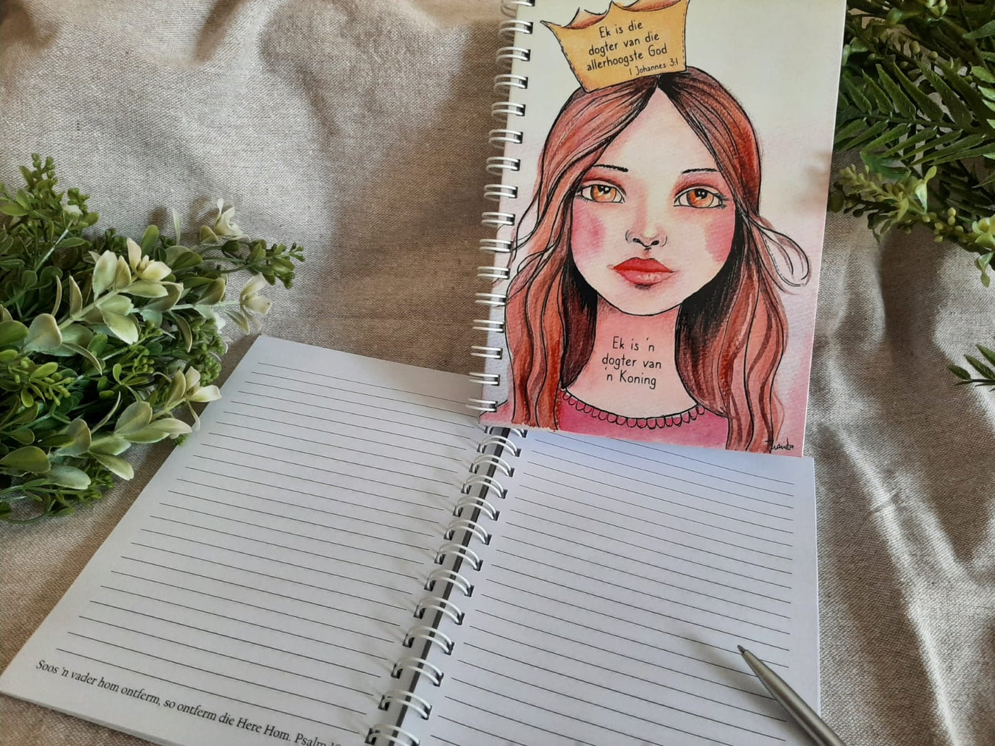 Christian Pink Notebook
